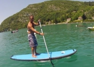  paddle board en el lago de Annecy 
